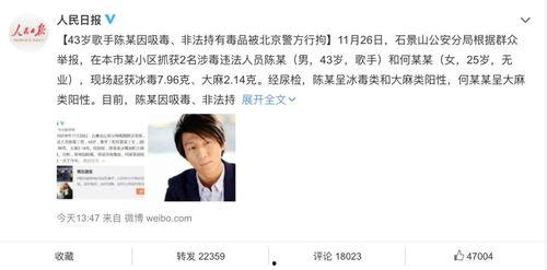 明星吸毒 微博,明星吸毒事件引发社会关注与反思”